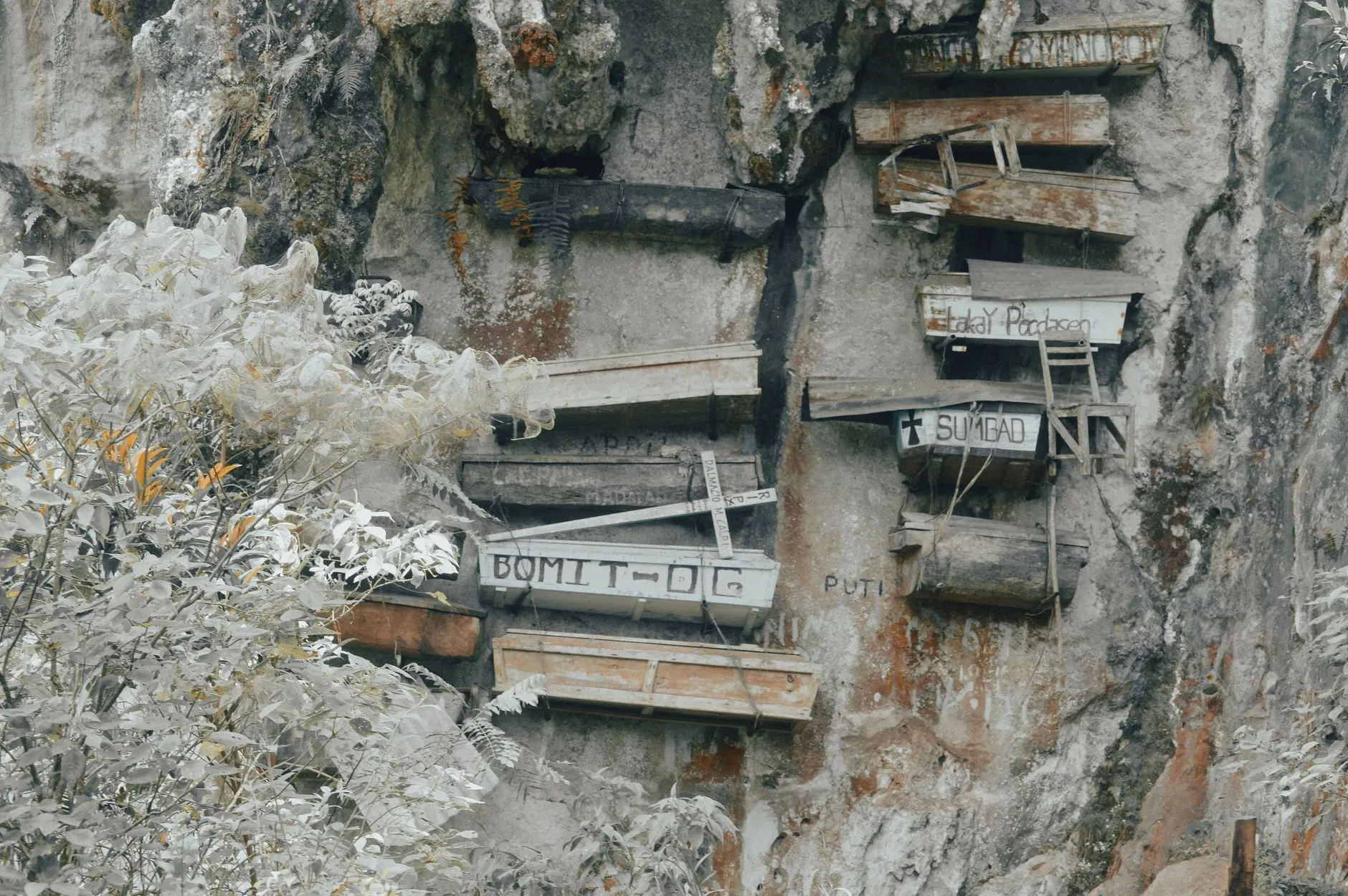 Cliffside Hanging Coffins