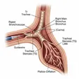 Bronchoscopic Balloon Dilation + Silicone Stent